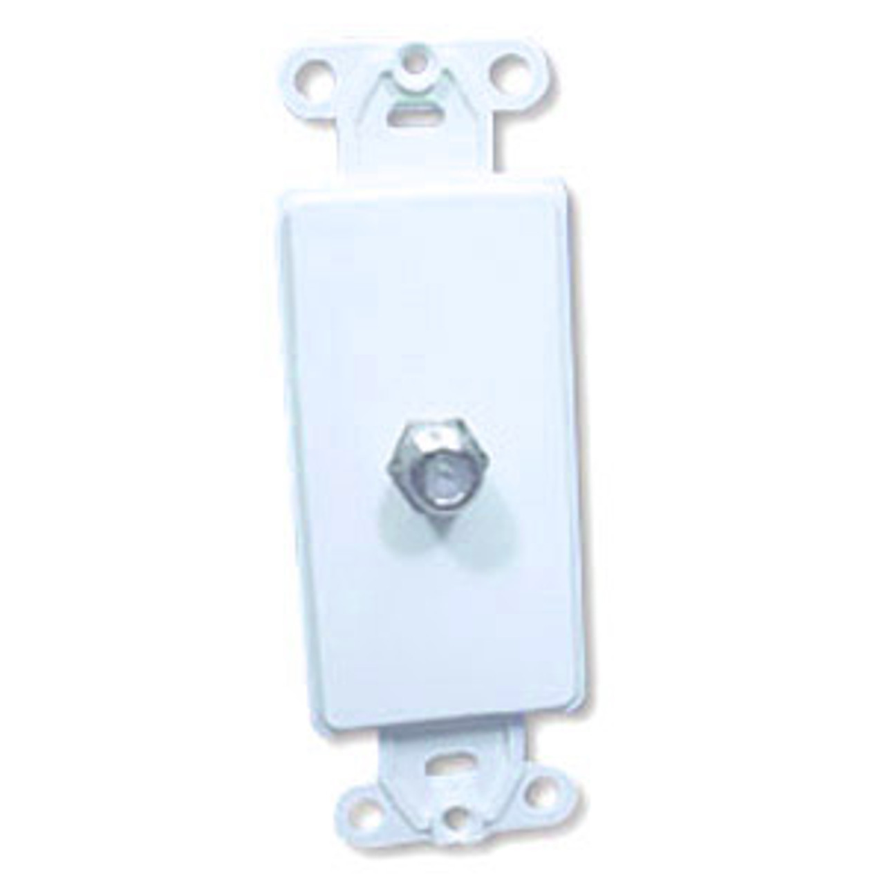 Leviton 40681 - 1 F-Type CATV Video Decora Insert Flush Mount Jack