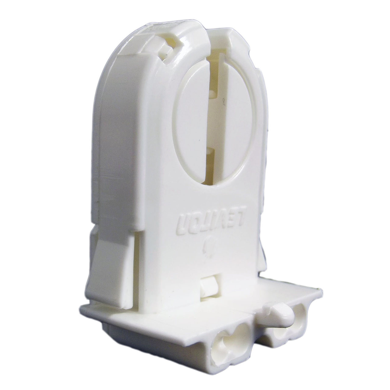 Leviton 13653-WP - Low Profile Dual Mounting Medium Bi-Pin Fluorescent Lampholder