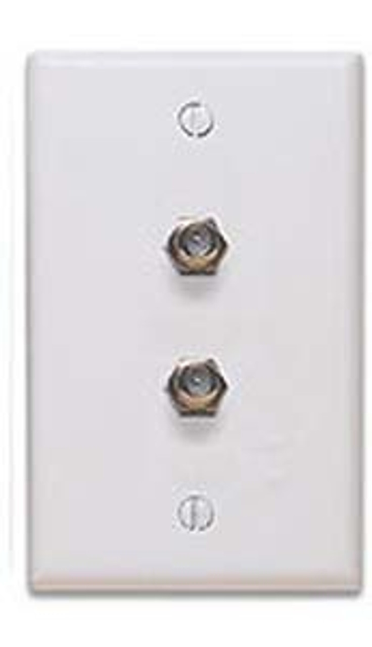 Leviton 80782 - Type 625D Video Flush Mount Jack Wallplate