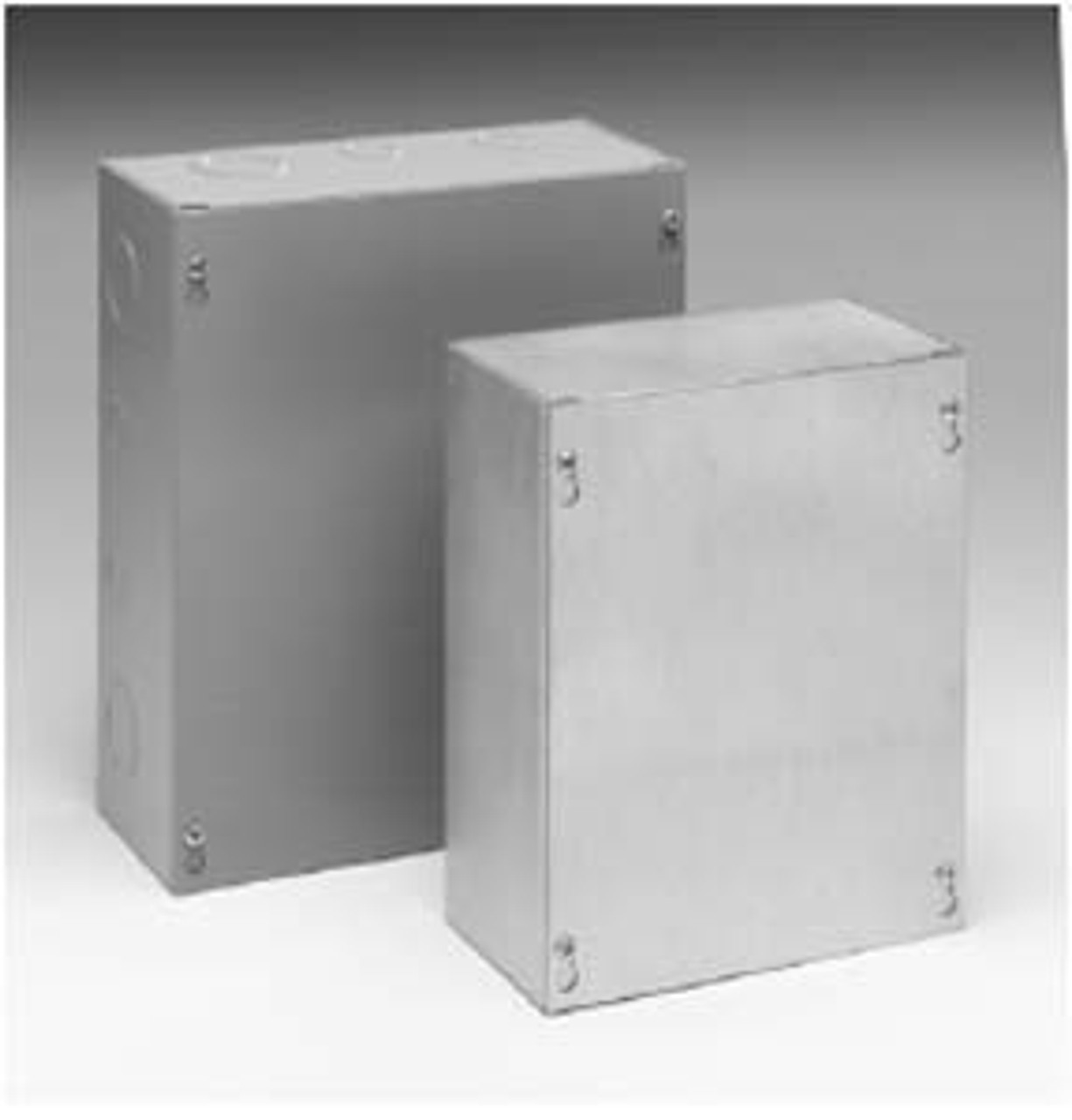 B-Line 444SC - Type 1 Screw Cover Enclosure, with Knockouts, 4x4x4
