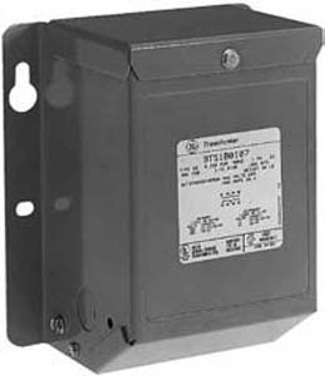 GE 9T51B0005 - 480 Volt 0.15 KVA Dry Type/Cased Isolated General Purpose 1-Ph Transformer