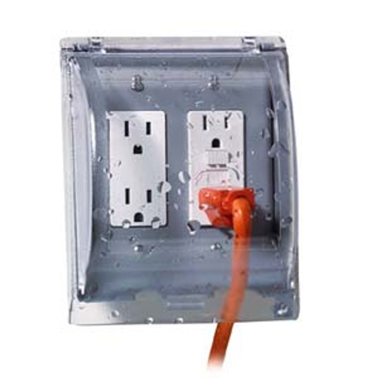 Intermatic WP1220C - Double Gang Weatherproof In-Use Receptacle Cover