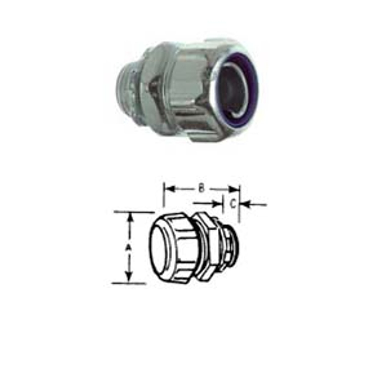 T&B 5234 - 1" Liquidtight Connector