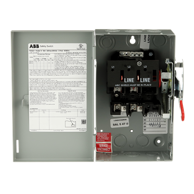 GE TG3221 - 30 Amp NEMA Type 1 General Duty Safety Switch