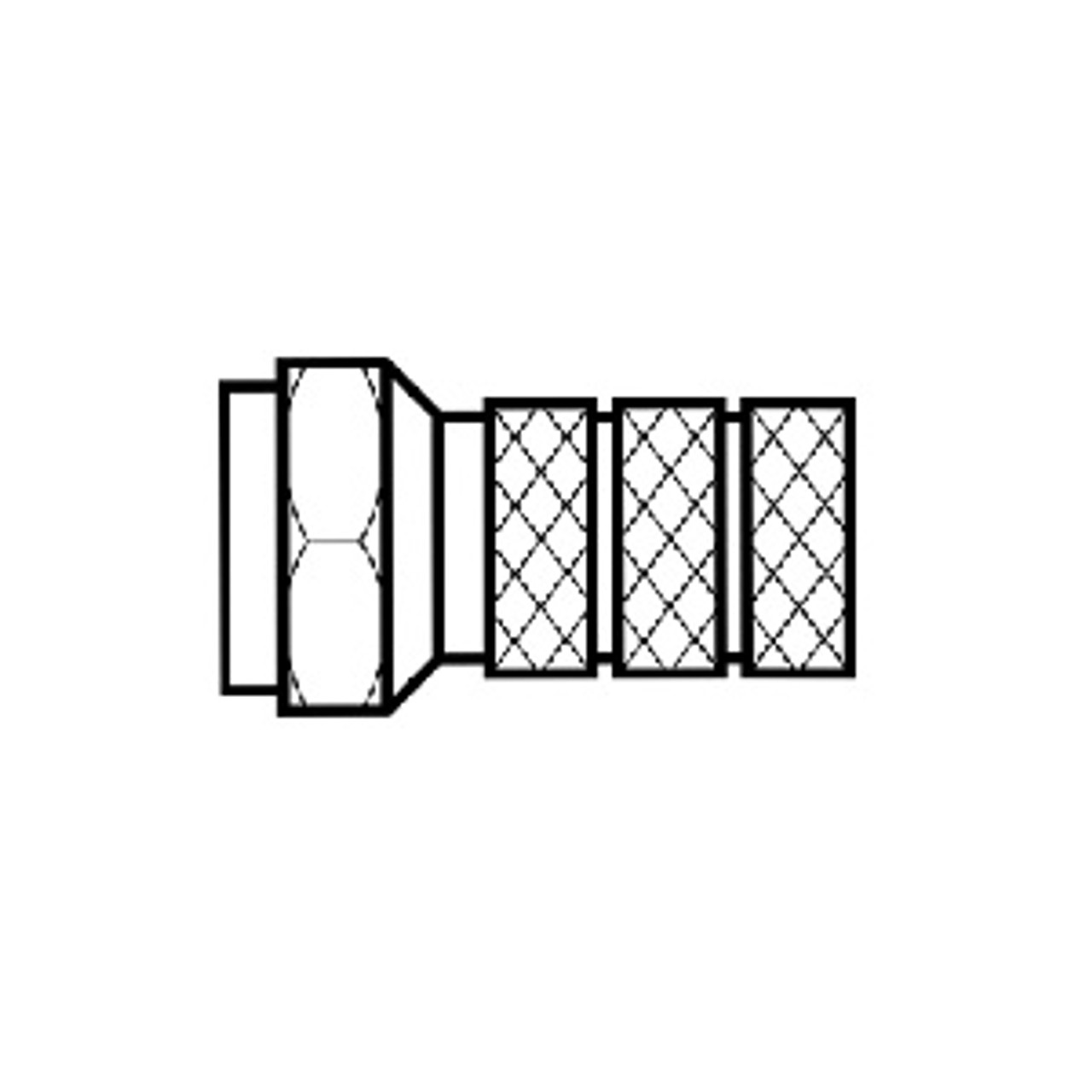 Ideal 85-053 - F-Series RG-6 Twist-on Coax Cable Connectors - 10pcs.