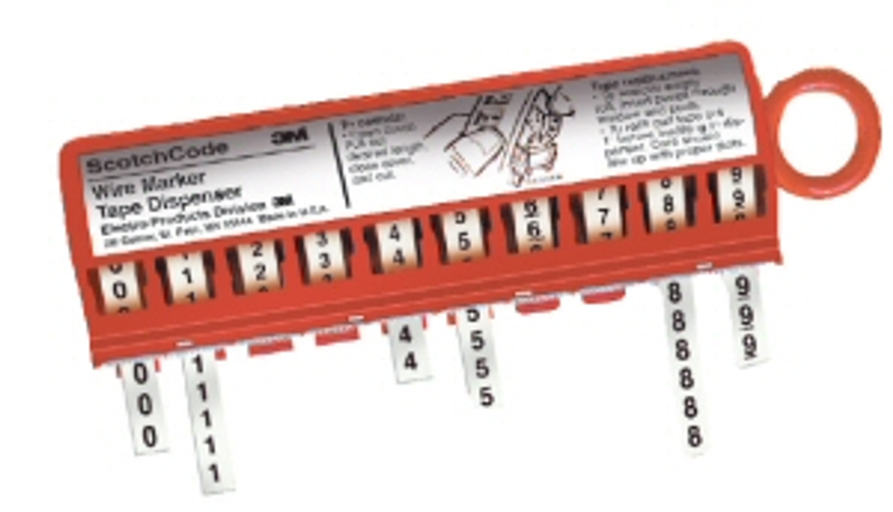 3M STD-0-9 - ScotchCode Wire Marker Tape Dispenser