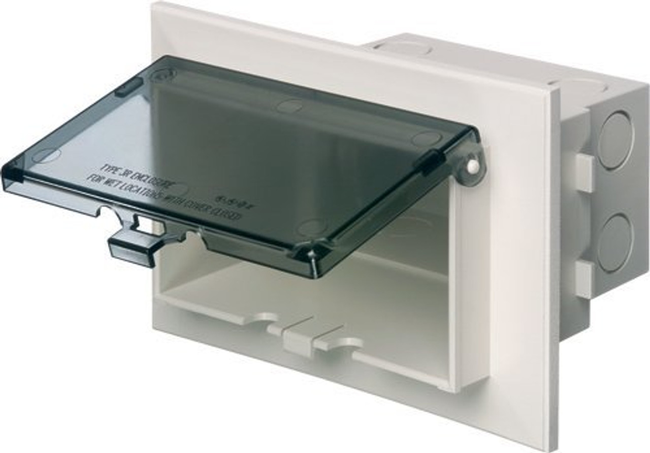 Arlington DBHB1C - White InBox with Clear Cover