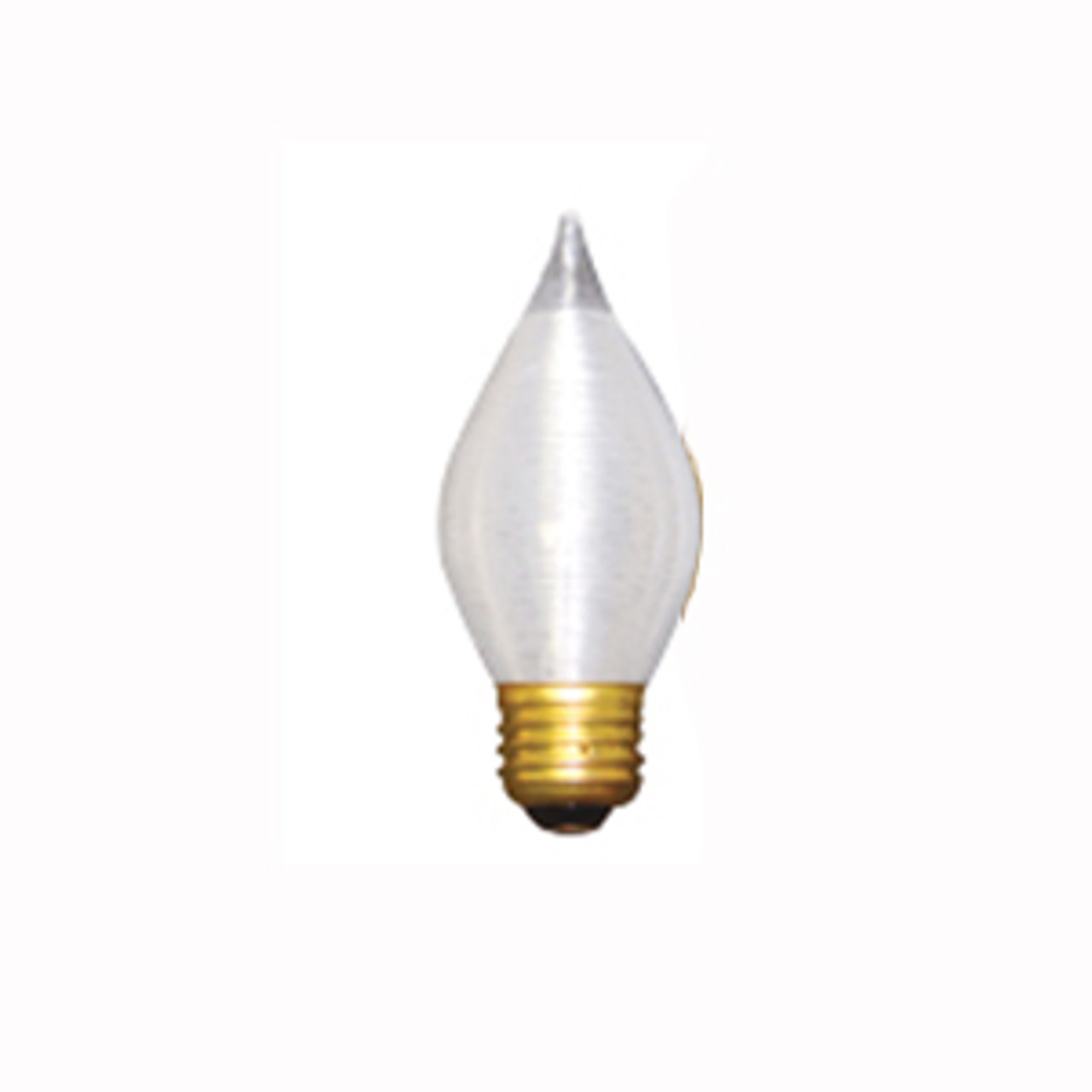 Bulbrite 60C15S - 60 Watt 130V Satin Spunlite Chandelier Bulb