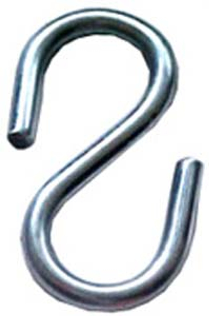 Fasteners SK114J - 10 x 1-1/4" Steel Zinc Chromate S-Hook - 100 Pack