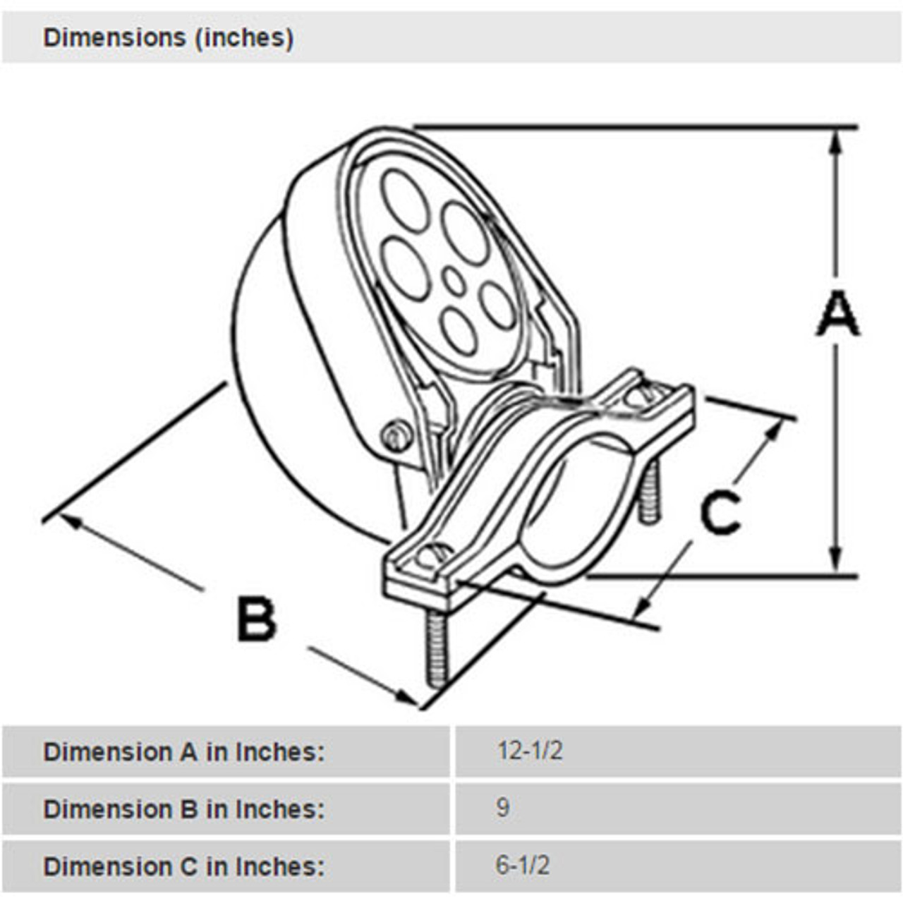 Bridgeport 1258 - 3" Service Entrance Cap