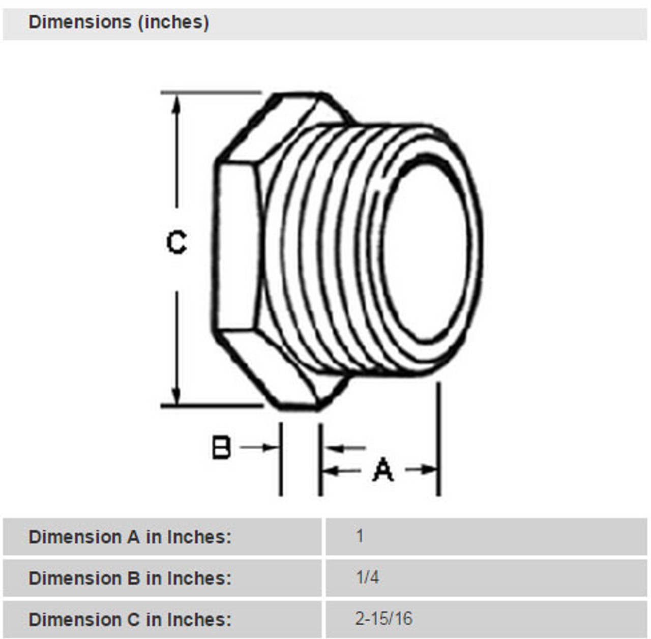 Bridgeport Fittings 1107 - 2" Chase Nipple