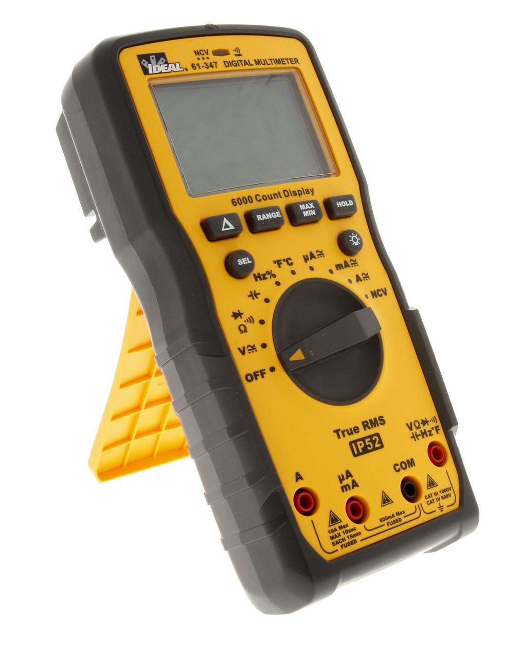 Ideal 61-347 - MULTIMETER 1000V AUTO RANGE TRMS 6000 COUNT
