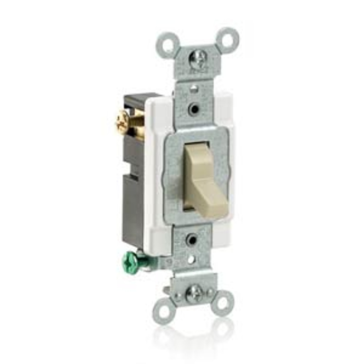 Leviton CS320-2T - 20 Amp 3-Way Toggle Switch Commercial Almond