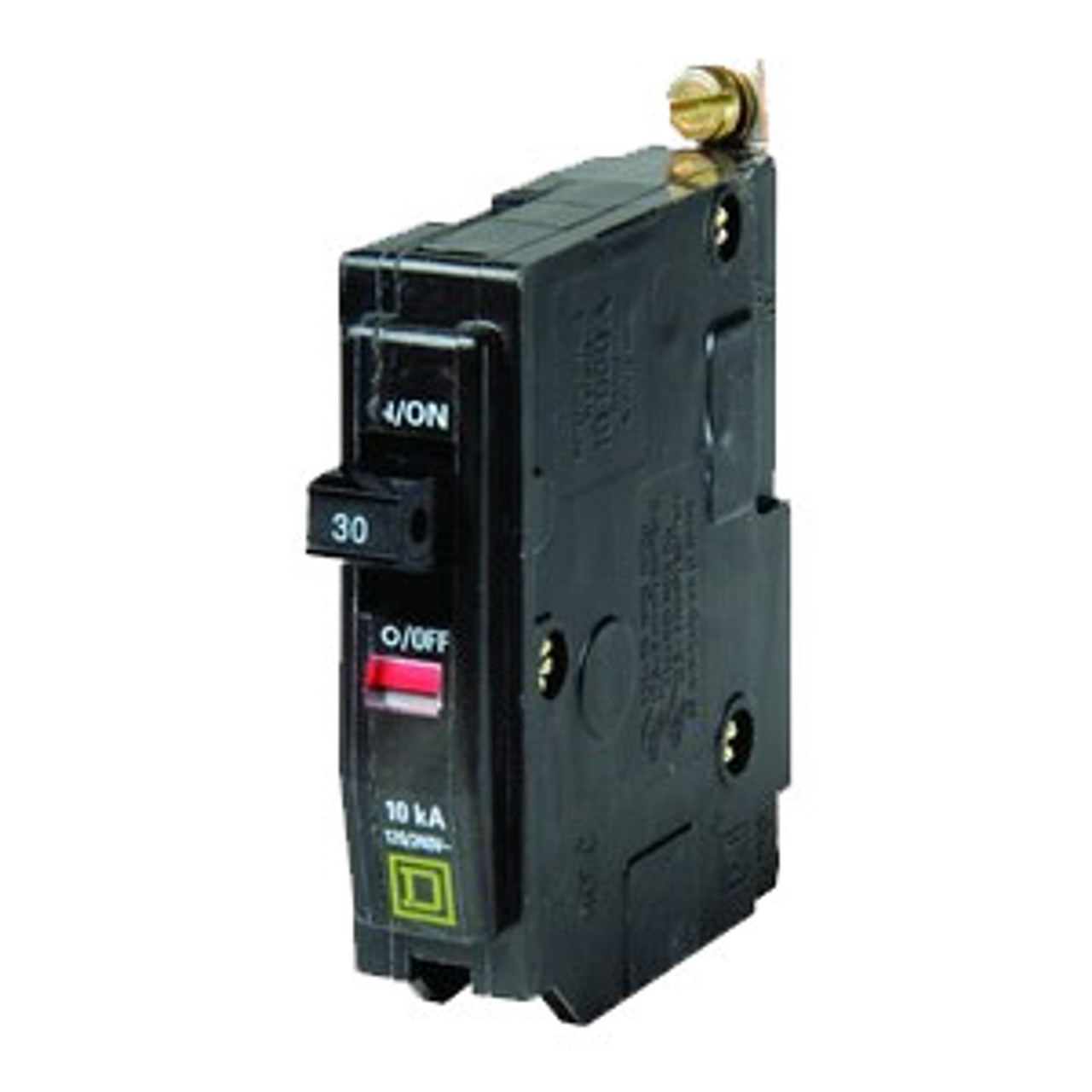 QOB130, Miniature Circuit Breaker (QOB) Standard, 30A, 1-Pole, 120/240 Vac, 1-Phase, 10kA