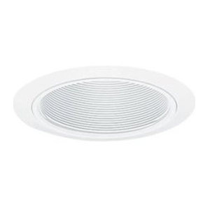 Juno, 205W-WH, 5" Line Voltage White Baffle Recessed Light Trim