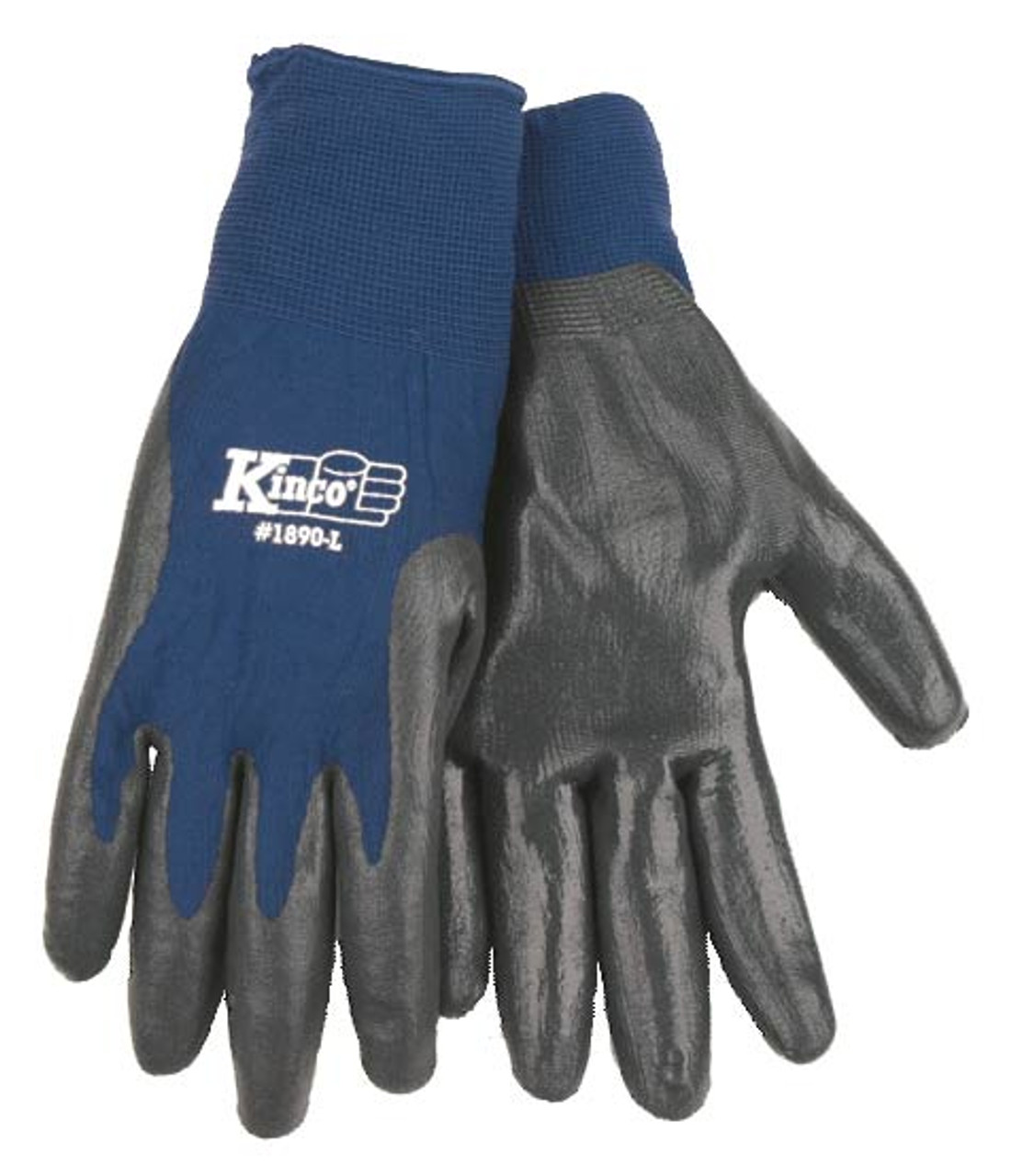 Kinco 1890 - Nitrile Gripping Form Fitting Work Gloves