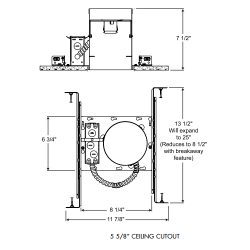 Juno IC20 - 5" Insulated IC Housing