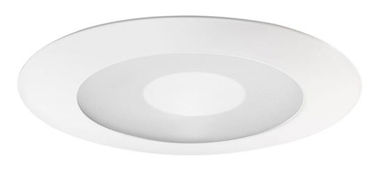 Juno 212N-WH - 5 Inch Perimeter Frosted Lens Shower Trim