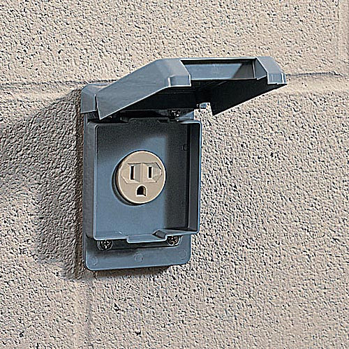 T&B E98SRCN-CAR - 1-Gang Weatherproof 15 AMP Receptacle