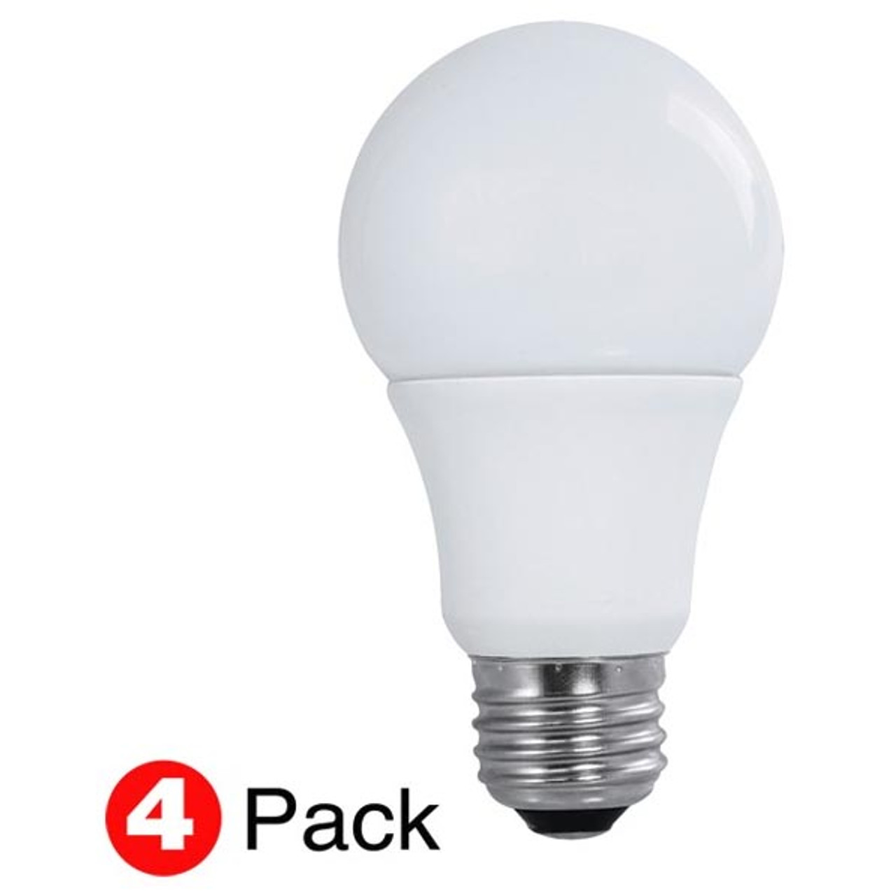 Satco S29589 - LED A19 E26 9W Bulbs 4/Pak