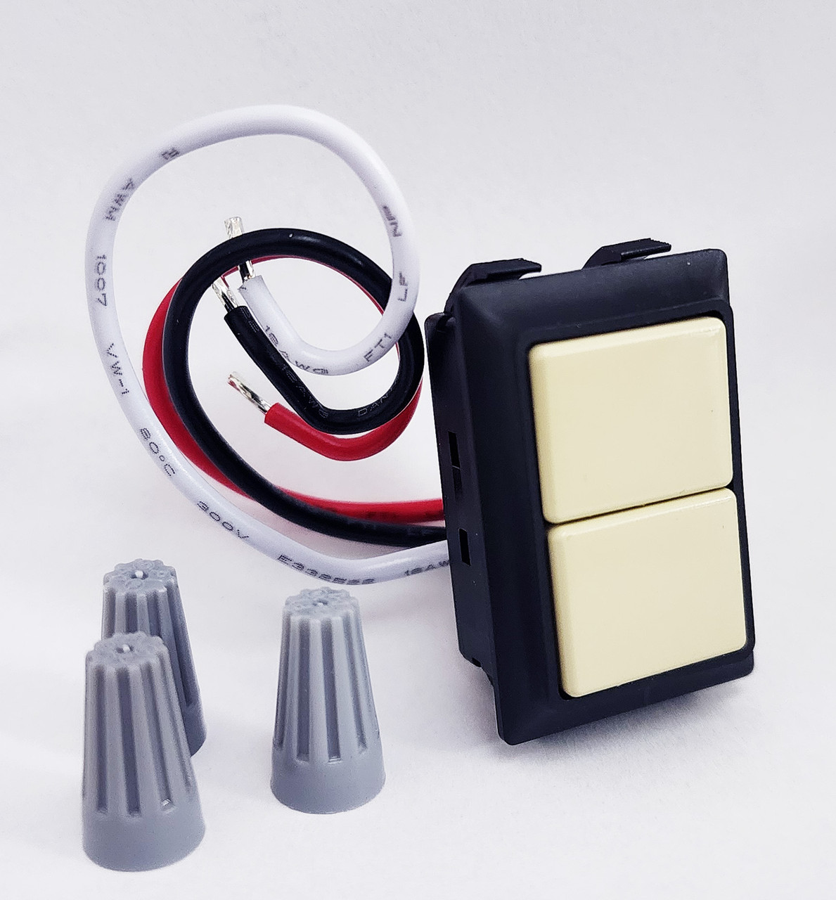 Genesis GS2-32 - 2 Button Remote Control Switch Unlighted - Ivory