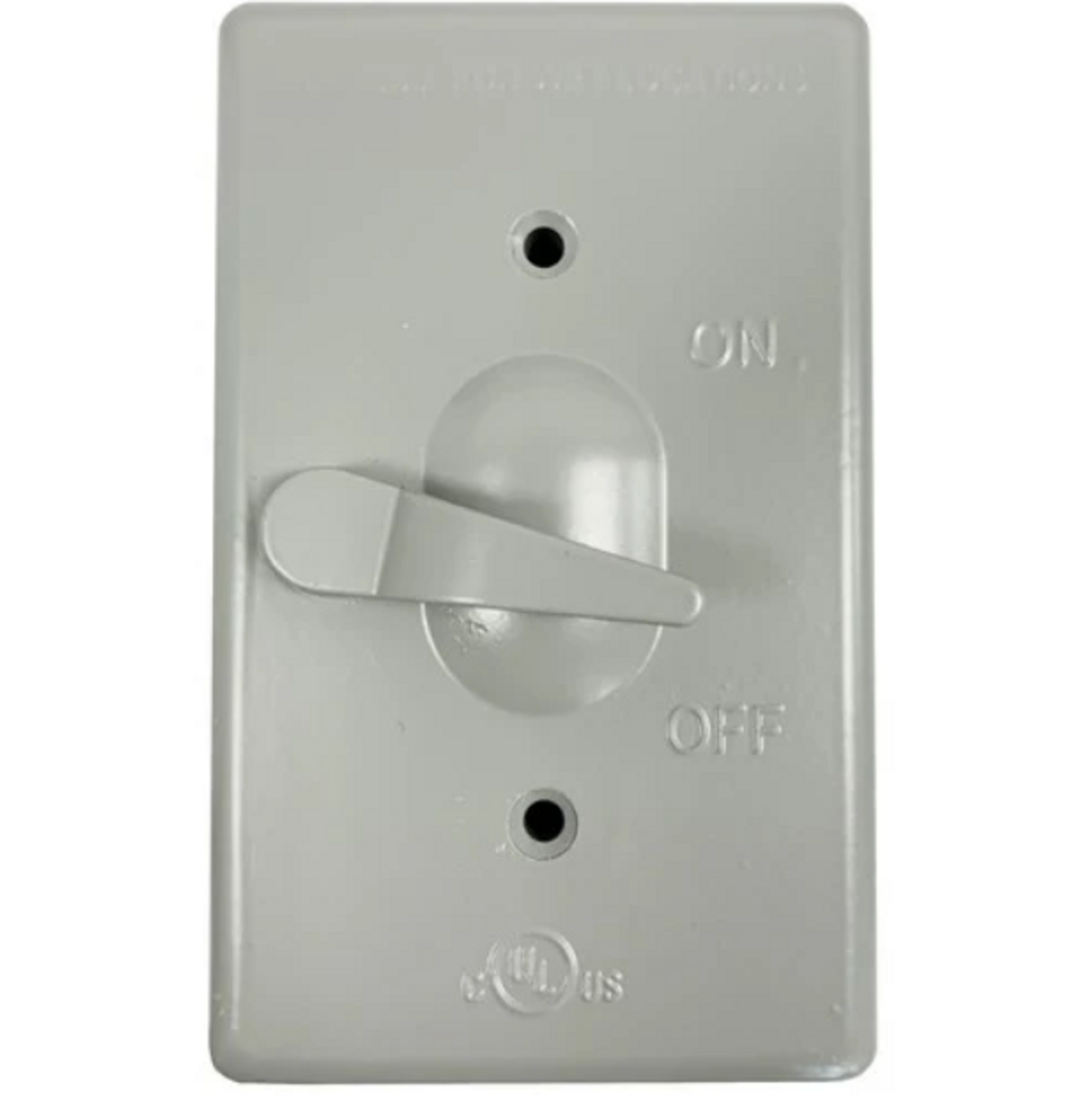 MORRIS 37290 1-Gang Weatherproof Switch Cover Gray