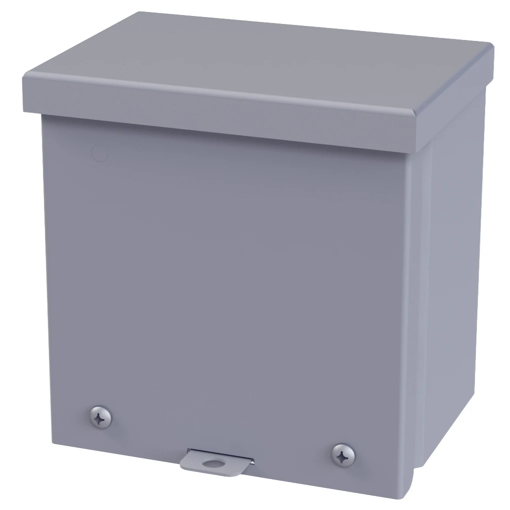 Saginaw Control and Engineering - SCE-6R64 Type-3R Screw Cover Enclosure 6"x6"x4" 