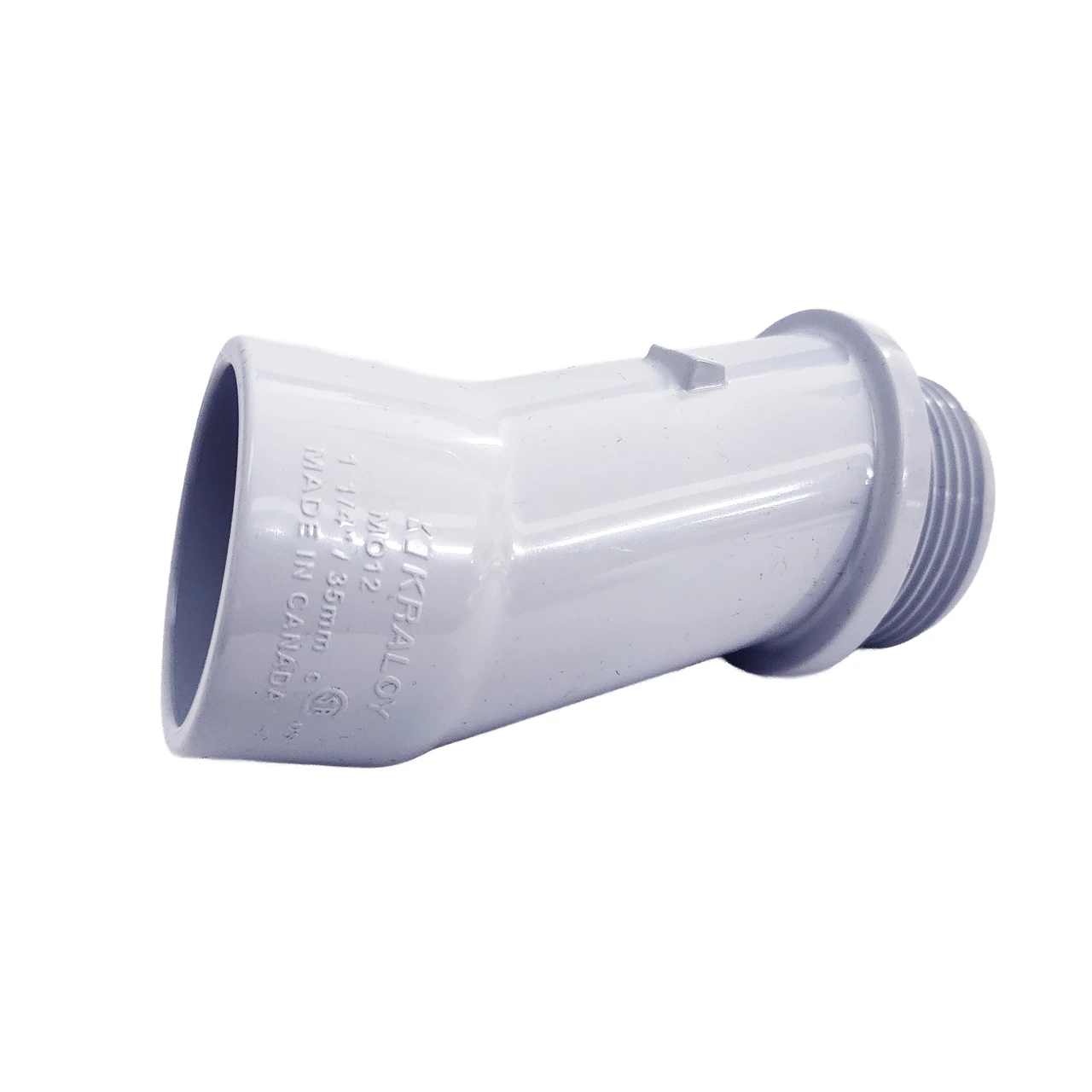 Kraloy 078351 Meter Offset PVC 1 1/4 in Diameter 3 in Length