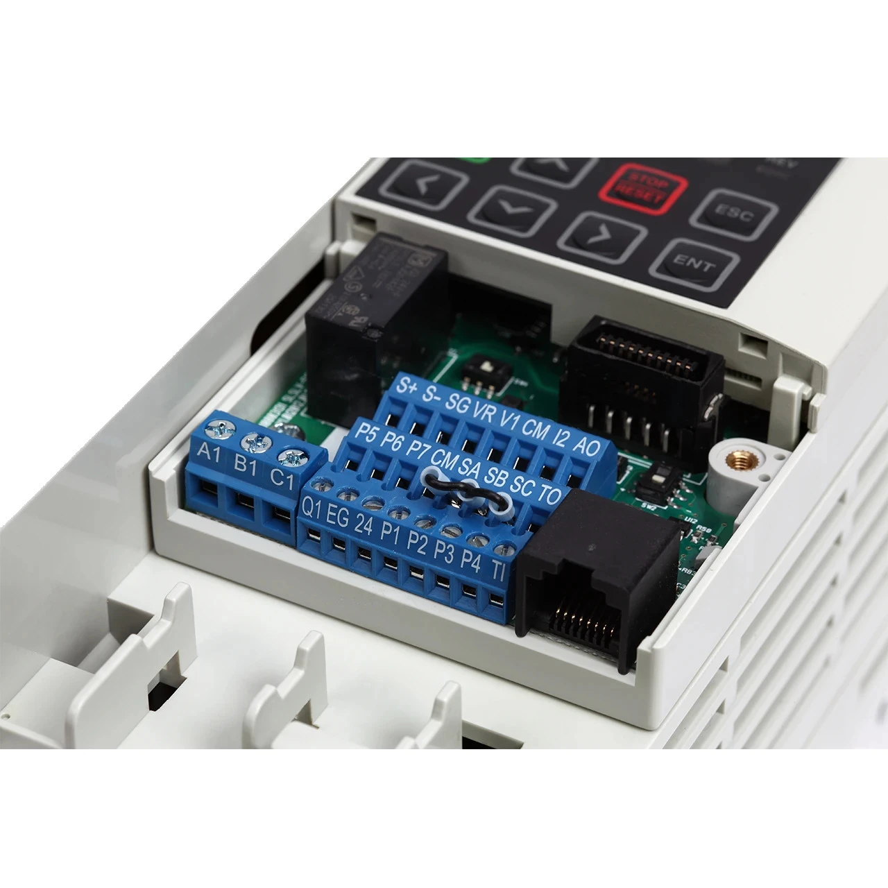 LS Electric LSLV0055S100-2EONNS LS Electric Drives, 7.5HP 230V Three Phase VFD IP20