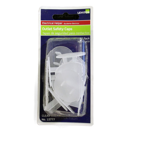 Leviton 12777 - Kiddy Cop Outlet Covers, 12pcs.