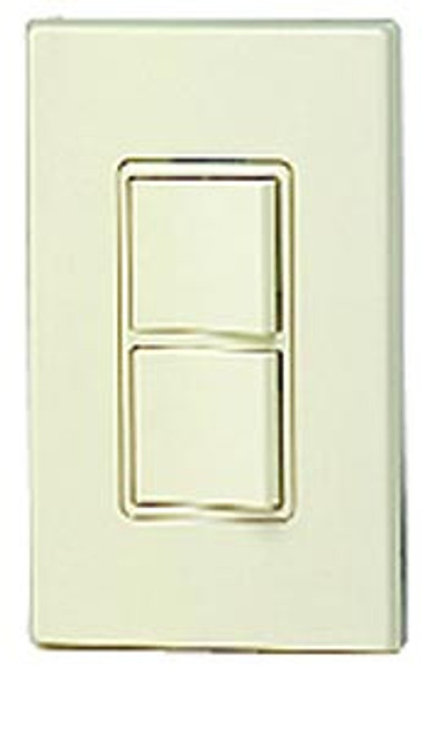 Leviton 5634 - 15A, 120/277V, Decora Style Single-Pole / Single-Pole AC Combination Switch, Commercial Grade