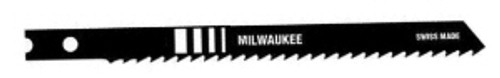 Milwaukee 48-42-5512 - 4" 6TPI Jig Saw Blade High Carbon Steel (5-pkg)