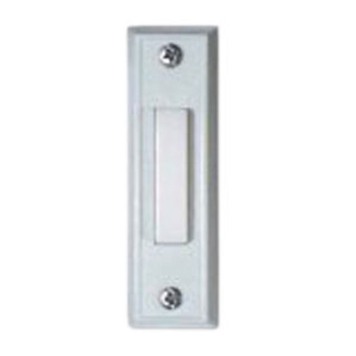 Craftmade BS6-W White Lighted Surface Mounted Push Door Bell Button