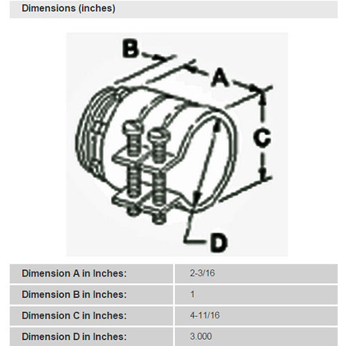 Bridgeport 418 3-Inch Flexible Metal Conduit Squeeze Connector