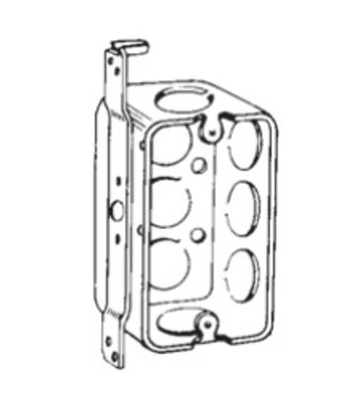 Crouse-Hinds TP605 - 2 1/8" Deep Utility Box with Bracket