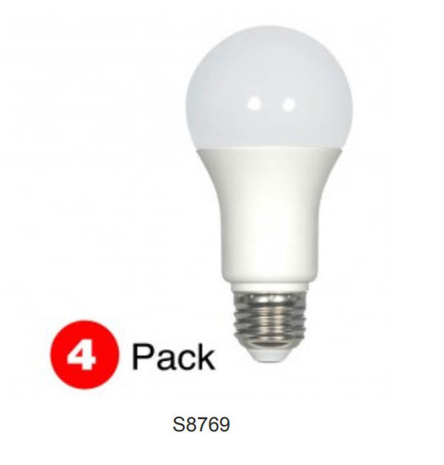 Satco S28769 - LED A19 E26 11.5W 2.7K 4/PK Bulbs