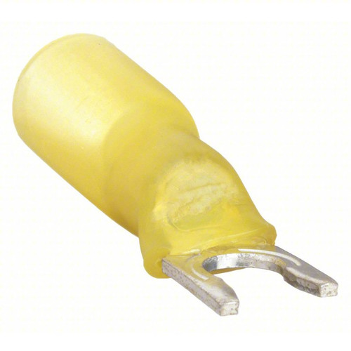 3M MH10-10FLX - Scotchlok™ Heat Shrink Brazed Seam Locking Forks 12-10 AWG - Stud Size 10 - YELLOW