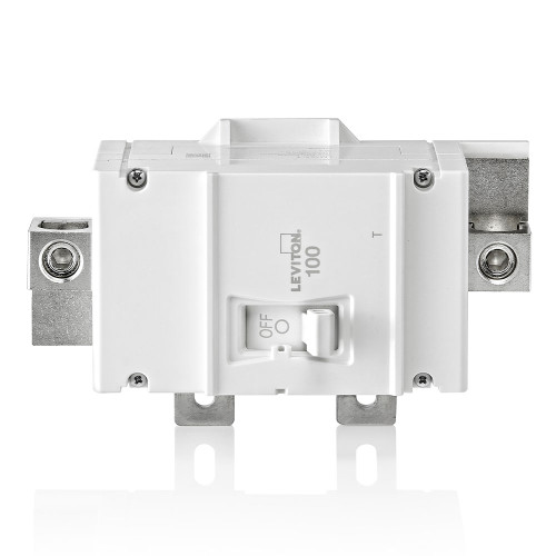 LEVITON 100A 2-Pole Thermal Magnetic Main Circuit Breaker LEVITON 100A 2-Pole Thermal Magnetic Main Circuit Breaker