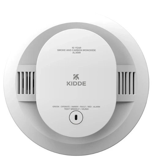 Kidde 30CUD10 Combo Smoke + CO Alarm, 10-Year Battery Powered