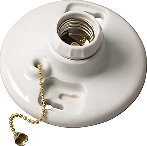 EPCO 16502 - Keyless Porcelain Lamp Holder 4-Terminal