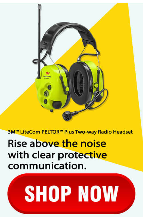 3M™ PELTOR™ LiteCom Plus 2-Way Radio Headset, MT7H7A4610-NA, Headband