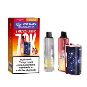 Watermelon Ice + Watermelon Fcuking Fab - Lost Mary Nera Fullview 70k Kit | Online Vape Shop