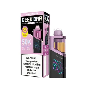 Peach Slush – Geek Bar Clio Platinum 50K Pod | Online Vape Shop