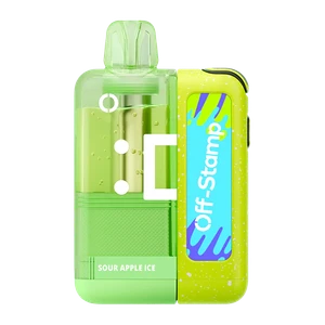 Sour Apple Ice Disposable Vape - Off Stamp Crystal Cube 35K Kit