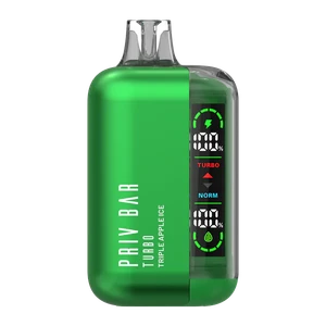 Triple apple Ice Disposable Vape - Priv Bar Turbo 15000 