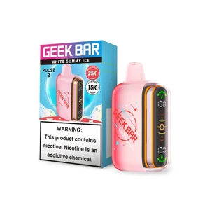 White Gummy Ice - Geek Bar Pulse 2 25K | Online Vape Shop