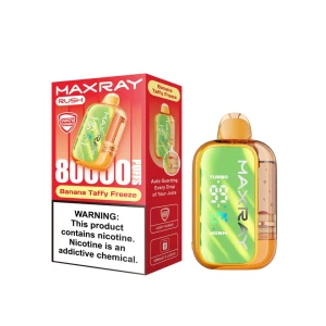 Banana Taffy Freeze - Maxray Rush 80K | Online Vape Shop