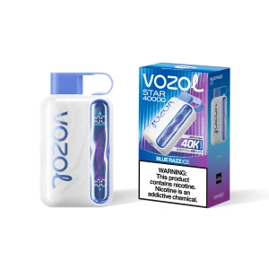 Blue Razz Ice Vozol Star 40000 | Online Vape Shop