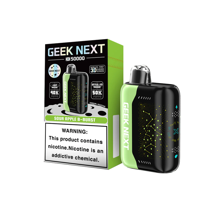 Geek Next X 50000 Sour Apple B-Burst