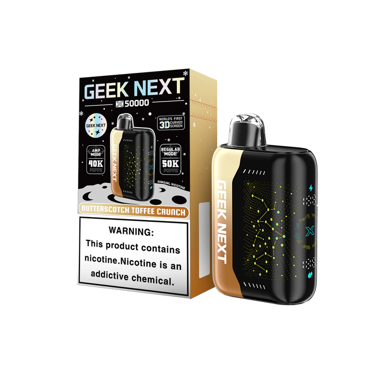 Butterscotch Toffee Crunch Disposable Vape - Geek Next X 50000